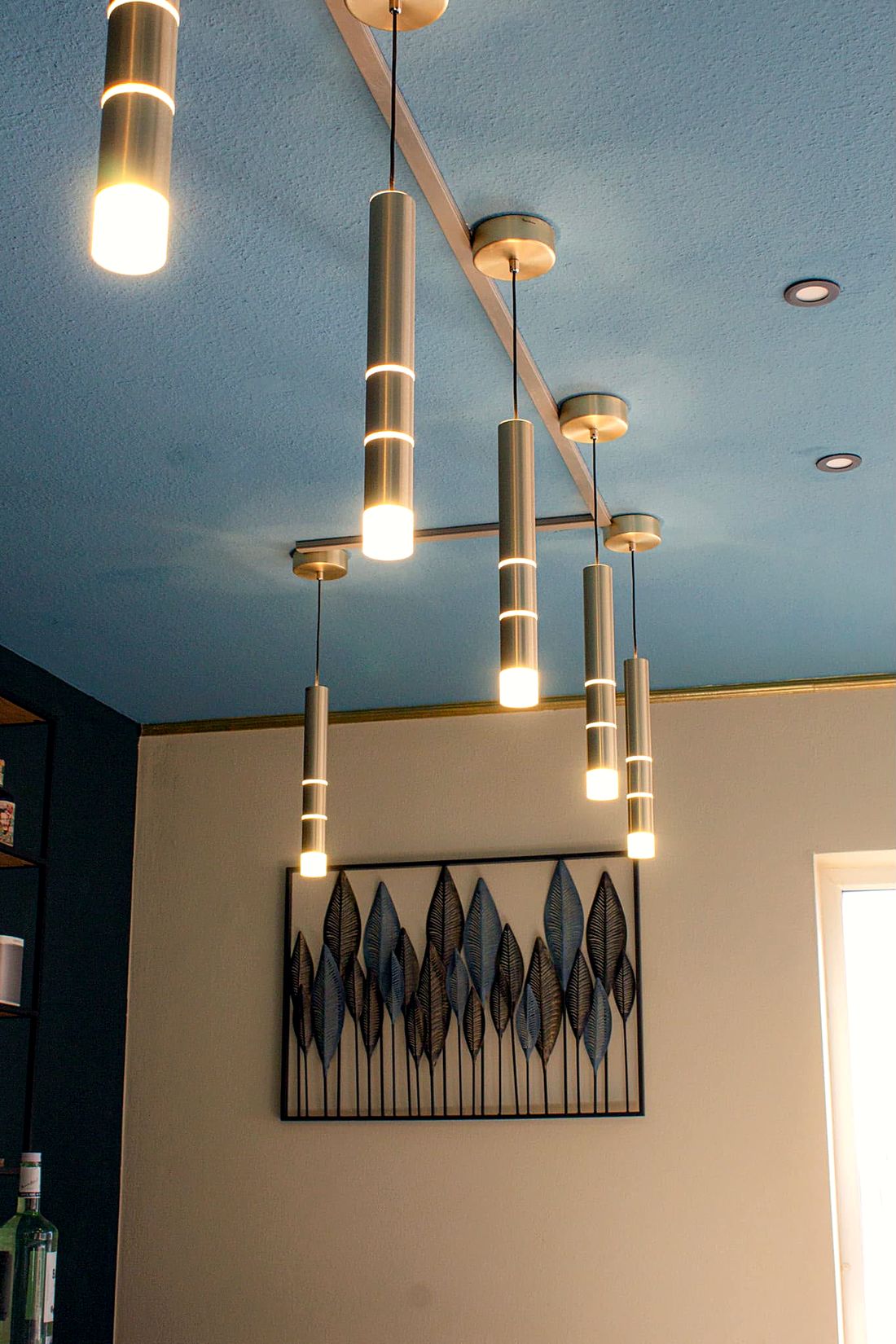 Lichtdesign im Café AM in Illertissen